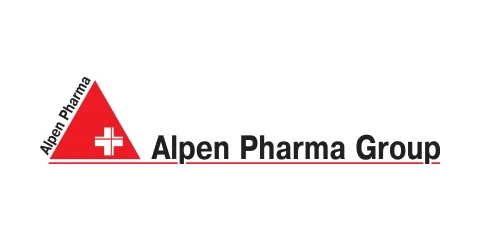 Logo značky Alpen Pharma