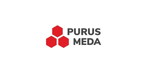 Logo značky Purus Meda