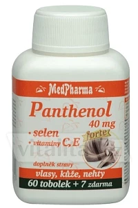 Panthenol, selen, vitamín C, E foto