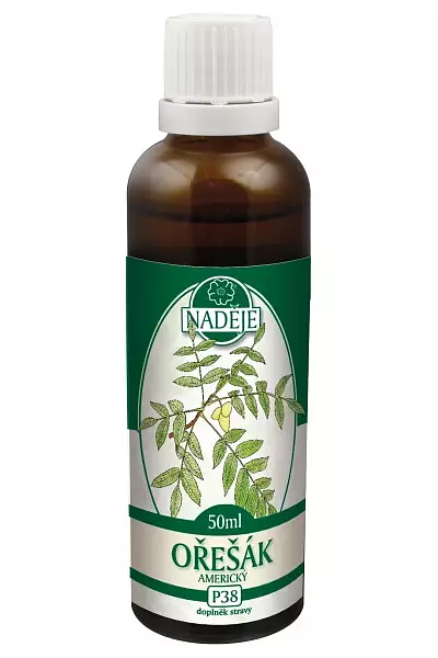 Ořešák americký - tinktura z pupenů foto