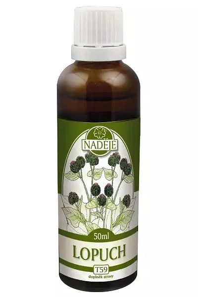 Lopuch - bylinná tinktura foto