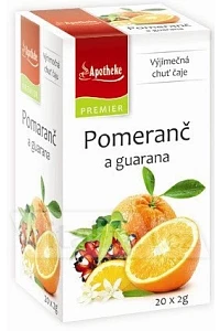 Čaj Pomeranč a guarana foto