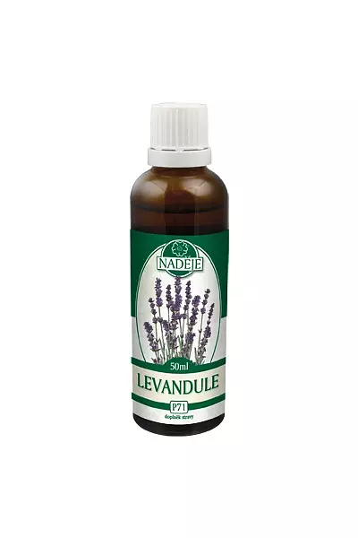 Levandule - tinktura z pupenů foto