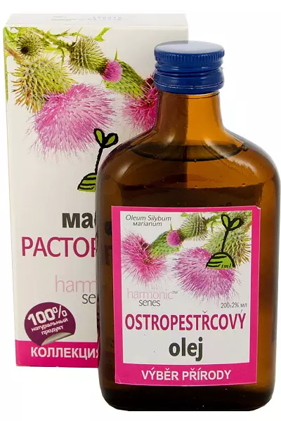 Ostropestřecový olej 100% foto