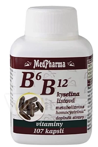 Vitamin B6, B12, kyselina listová foto