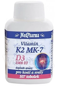 Vitamin K2 MK-7 + D3 1000 IU foto