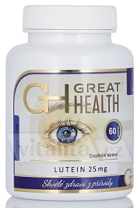 Lutein 25 mg Great Health foto
