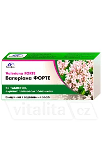 Valeriana forte - kozlíkové tablety foto