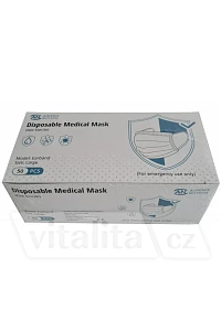 Ústenka rouška Disposable MEDICAL 3-vrstvá jednorázová foto