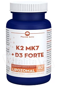Lipozomal K2 MK7 + D3 forte foto