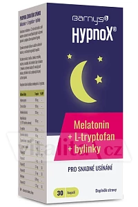 HypnoX® Melatonin, L-tryptofan a bylinky foto