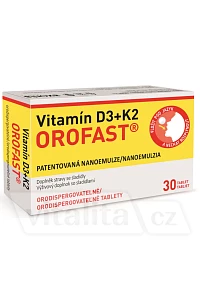 Vitamín D3+K2 OROFAST foto