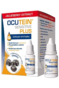 Ocutein Sensitive Plus oční kapky 15 ml + Fresh 15 tobolek foto