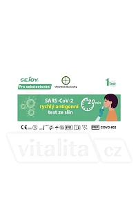 SEJOY Sars-cov-2 Antigen Rapid Test Cassette (saliva) foto