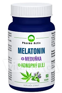 Melatonin + meduňka + konopný olej photo