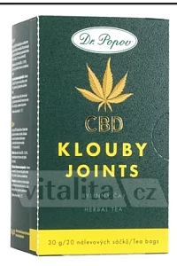 Konopný čaj s CBD Klouby foto