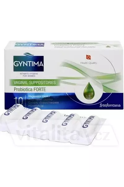 Gyntima Vaginální čípky Probiotica Forte photo