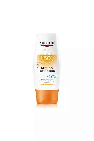 EUCERIN SUN SPF50+ dětské mléko s vysokou ochranou photo