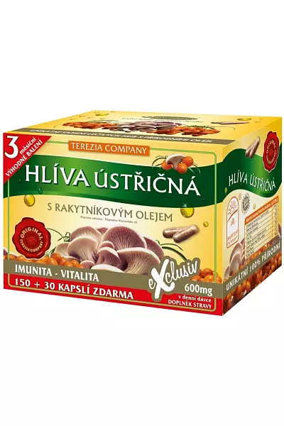 Hlíva ústřičná s rakytníkovým olejem photo