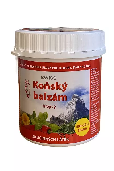 Koňský balzám Swiss hřejivý photo