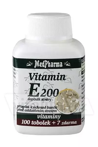 Vitamín E 200 Medpharma photo