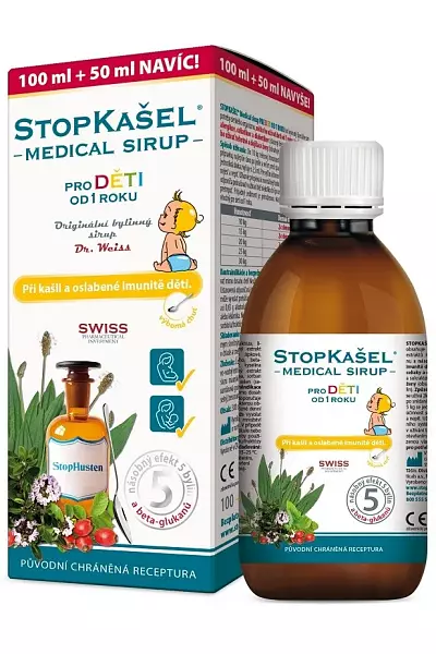 Stopkašel sirup Dr.Weiss děti photo
