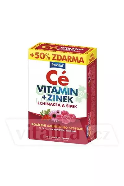 Vitamín C + zinek + echinacea + šípek photo