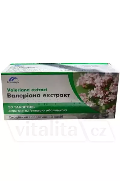 Kozlíkové tablety - valeriana extrakt photo