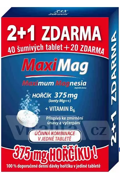 Hořčík + vitamín B6 Maximag photo