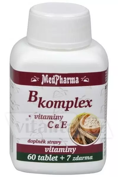 B-komplex + vitamin C + vitamin E photo
