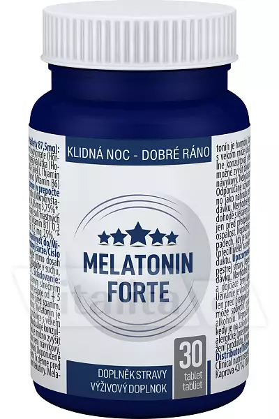 Melatonin 5 mg FORTE zlepšení kvality spánku — Vitalita.cz