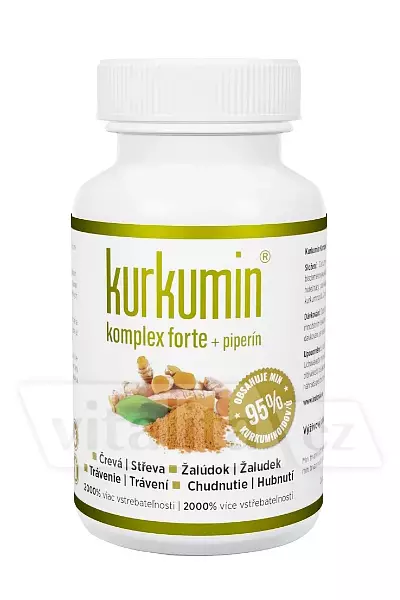 Kurkumin komplex FORTE + piperin photo