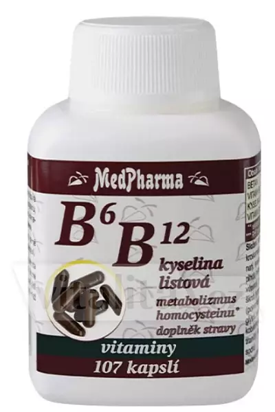 Vitamin B6, B12, kyselina listová photo