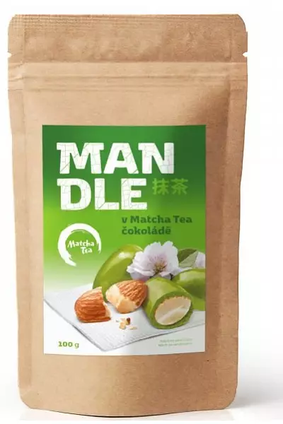 Mandle v Matcha Tea čokoládě photo
