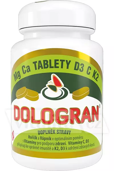 Dologran tablety Mg, Ca, D3, C, K2 photo