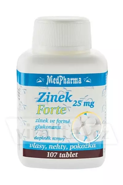 Zinek 25 mg Forte photo