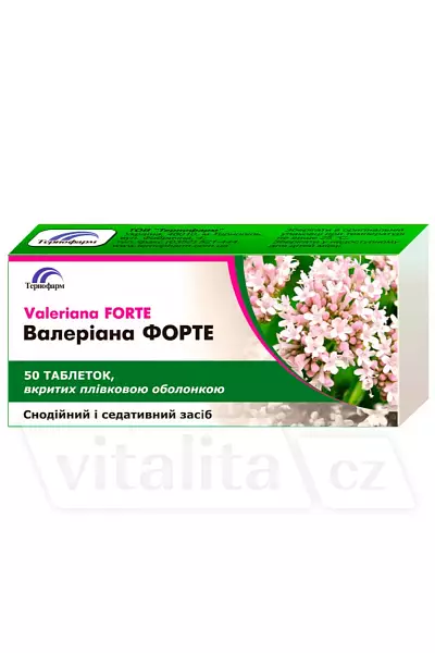Valeriana forte - kozlíkové tablety photo