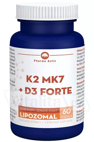 Lipozomal K2 MK7 + D3 forte photo
