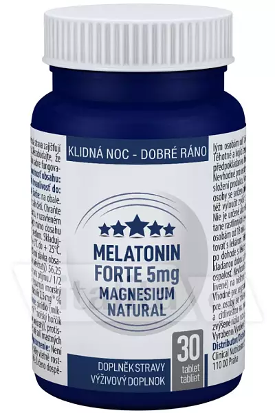 Melatonin Forte 5 mg Magnesium Natural photo
