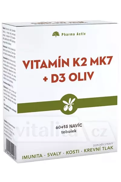 Vitamín K2 MK7 + D3 OLIV photo