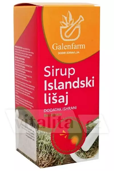 Sirup s islandským lišejníkem photo