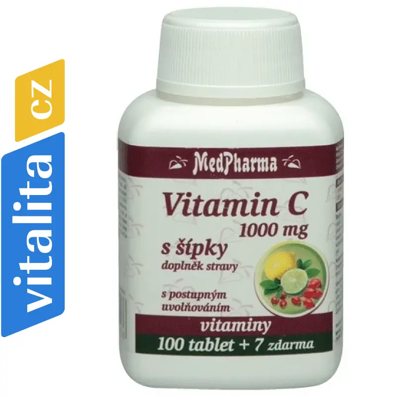 MEDPHARMA Vitamin C 500 mg s šípky 67 tablet