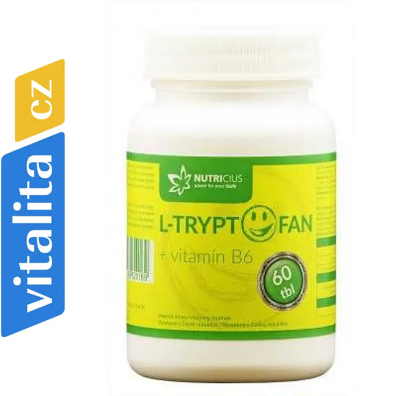 NUTRICIUS L-TRYPTOFAN + VITAMÍN B6 Doplněk stravy, , velikost