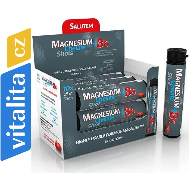 Saluten Pharma Magnesium Chelate 375 mg + B6 10 x 25 ml