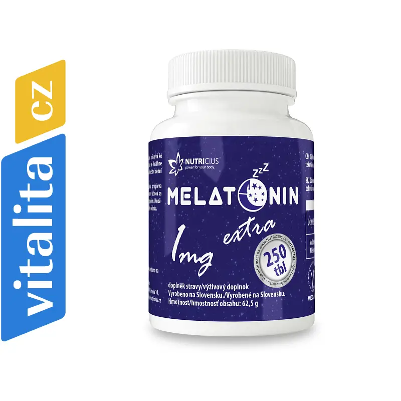 Nutricius Melatonin 1 mg extra 250 tablet