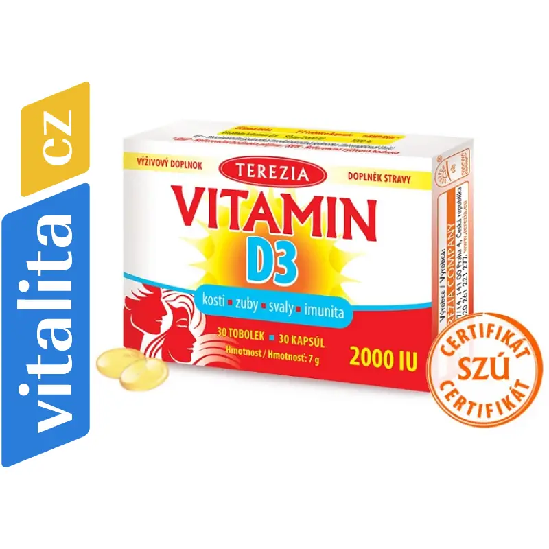 TEREZIA Vitam�n D3 2000 IU tob.30