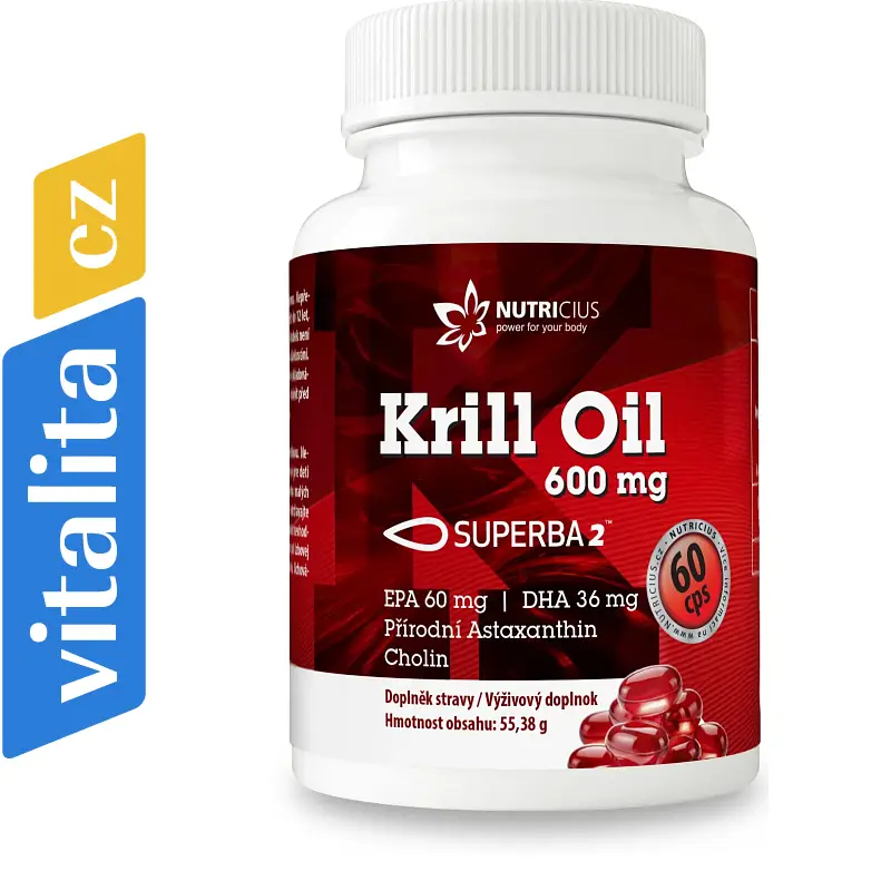Nutricius Krill oil 600 mg Superba2 60 kapslí