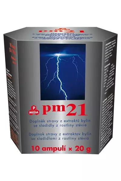 PM 21 pitné ampule photo