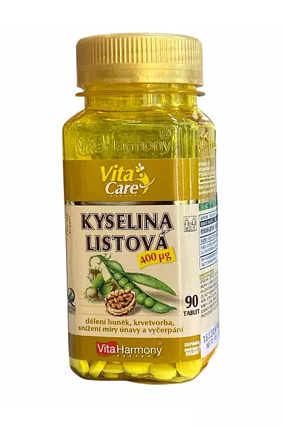 Kyselina listová 400 mcg photo