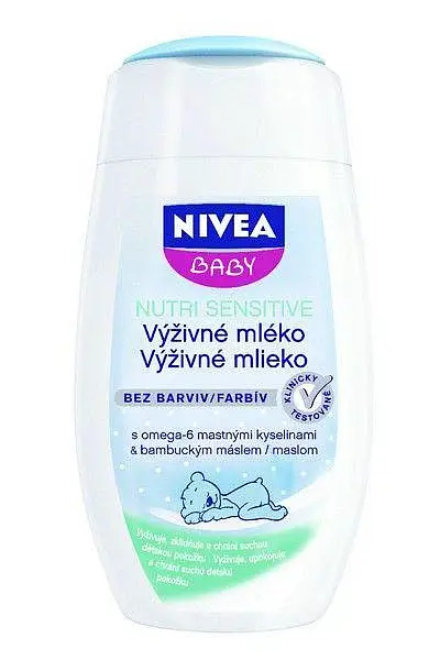 Nivea Baby Nutri sensitive výživné mléko photo